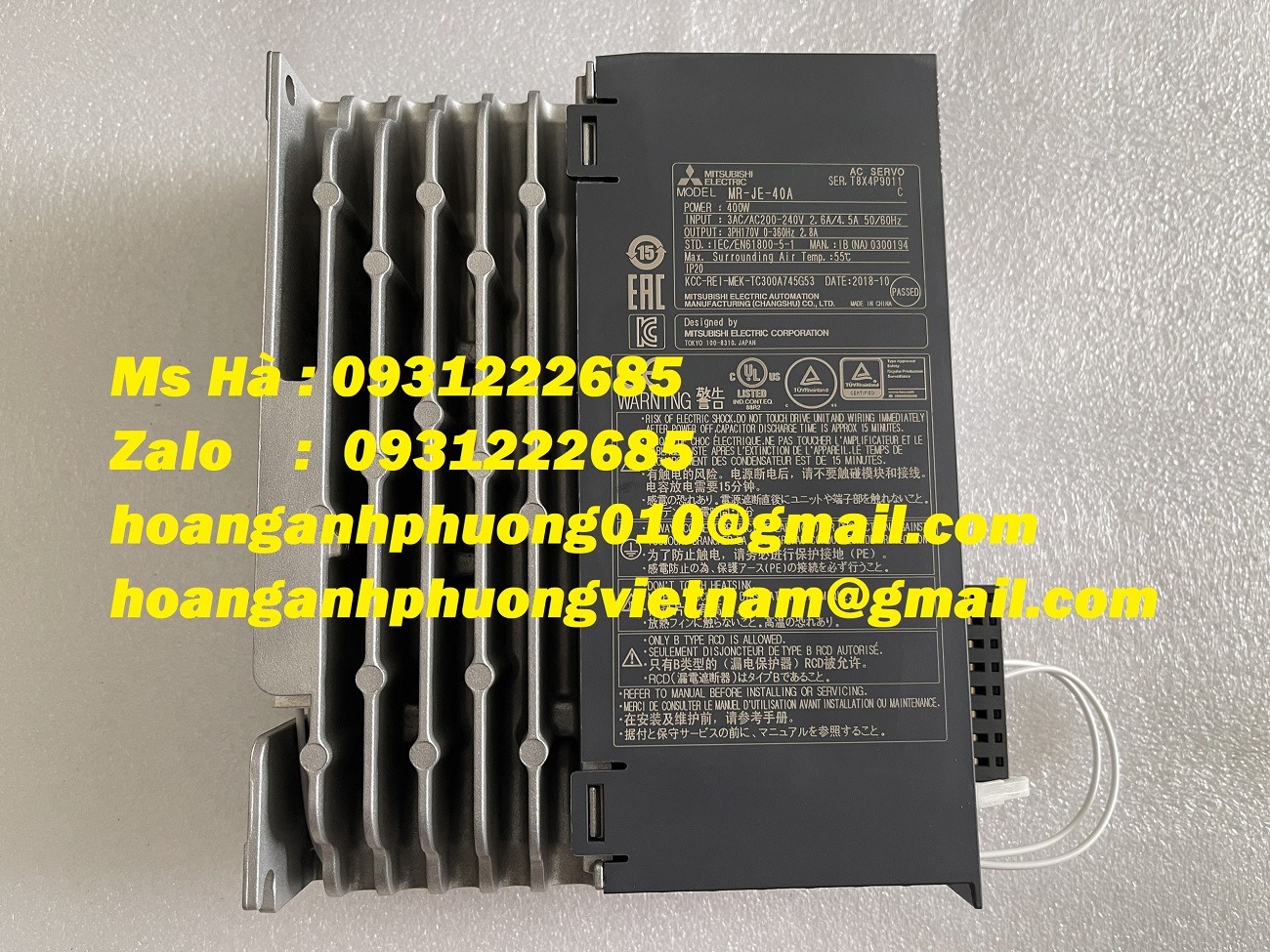 Bán hàng mới mitsubishi MR-JE-40A dòng điều khiển servo